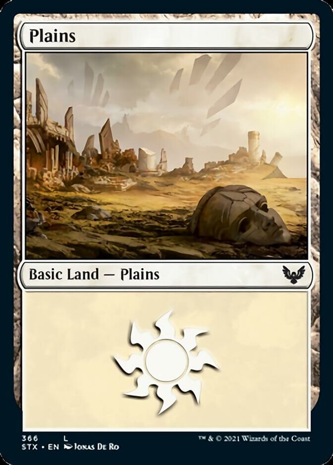 Plains (366) [Strixhaven: School of Mages] | Gate City Games LLC