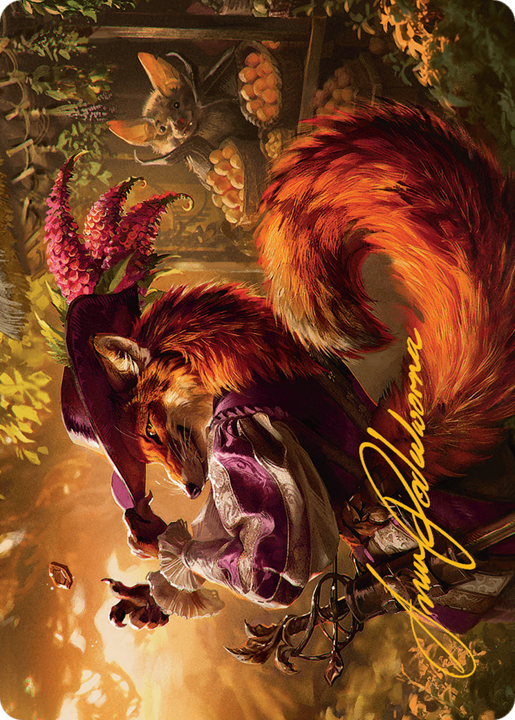 Mr. Foxglove Art Card (Gold-Stamped Signature) [Bloomburrow Art Series] | Gate City Games LLC
