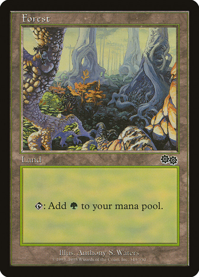 Forest (349) [Urza's Saga] | Gate City Games LLC