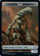 Myr // Servo Double-Sided Token [The Brothers' War Commander Tokens] | Gate City Games LLC