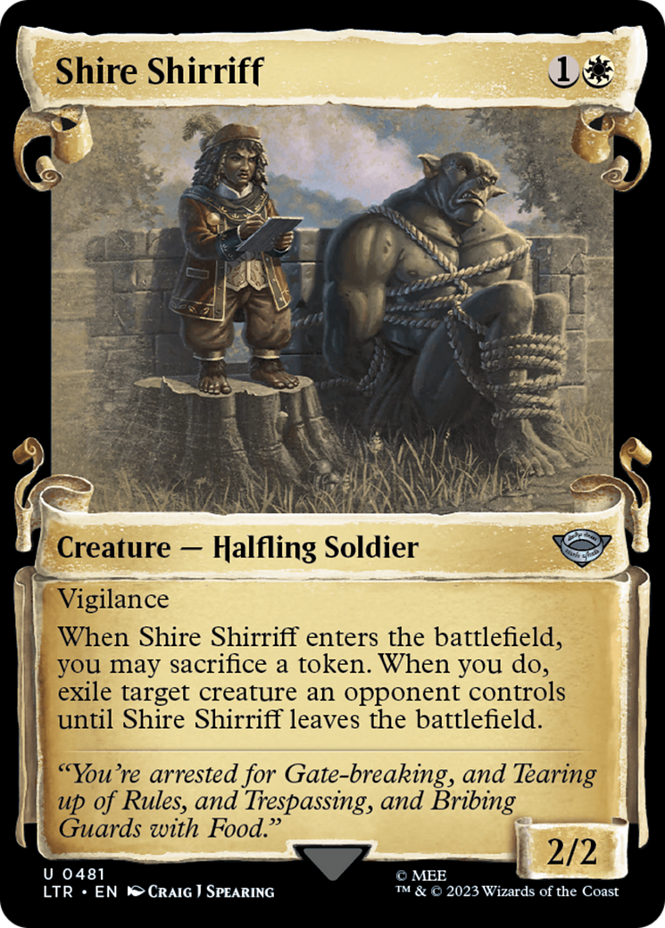 Shire Shirriff [The Lord of the Rings: Tales of Middle-Earth Showcase Scrolls] | Gate City Games LLC