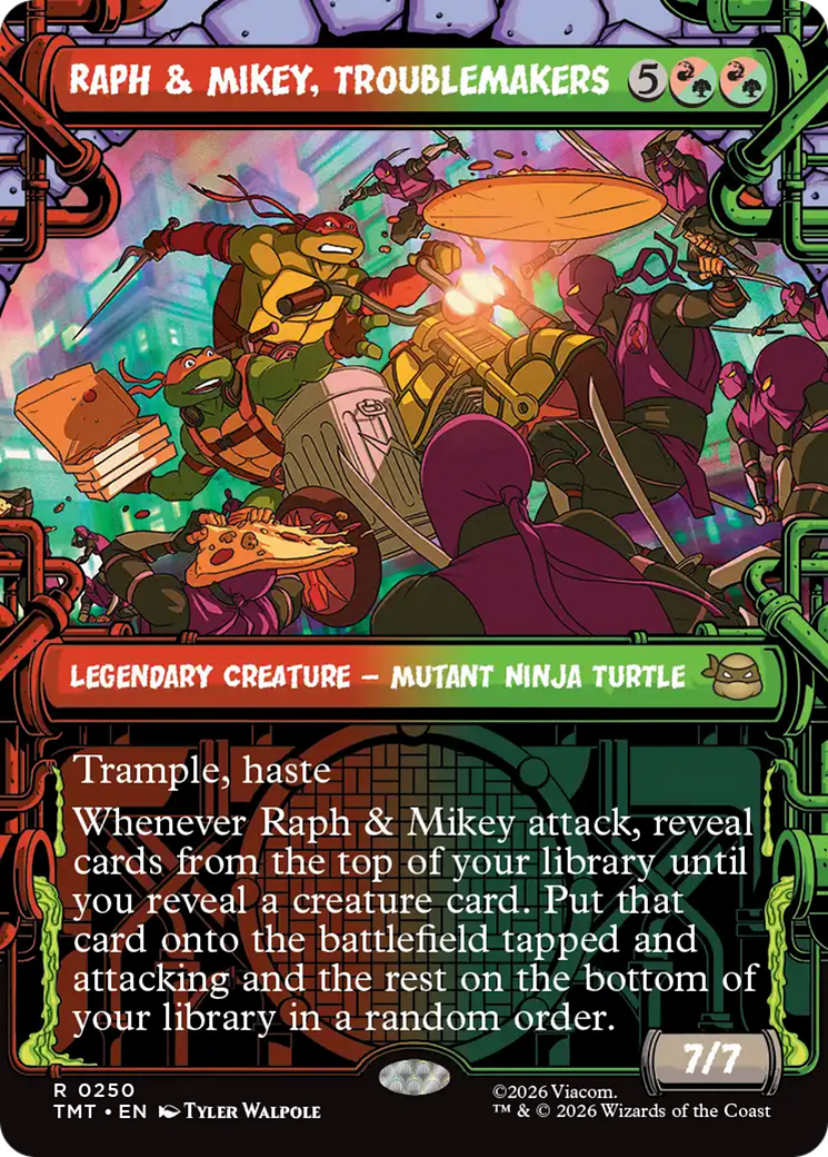 Raph & Mikey, Troublemakers (Showcase) [Teenage Mutant Ninja Turtles] | Gate City Games LLC