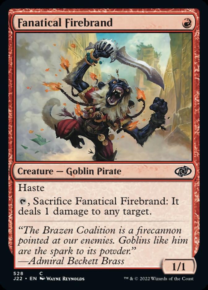 Fanatical Firebrand [Jumpstart 2022] | Gate City Games LLC
