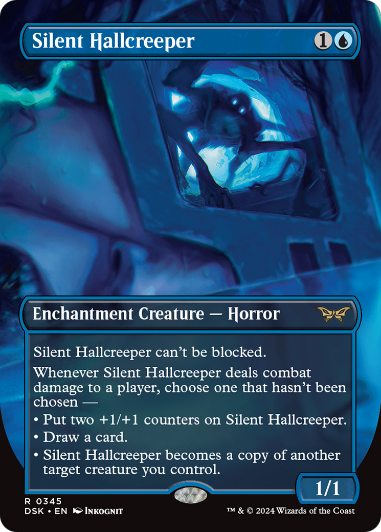 Silent Hallcreeper (Borderless) [Duskmourn: House of Horror] | Gate City Games LLC