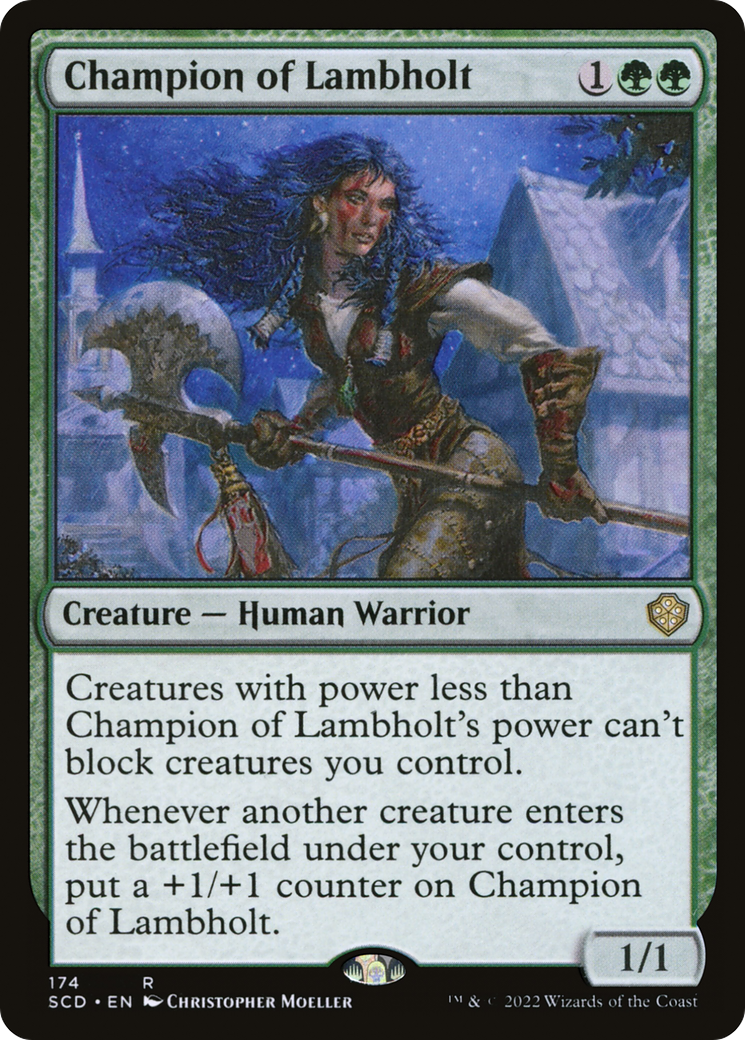 Champion of Lambholt [Starter Commander Decks] | Gate City Games LLC