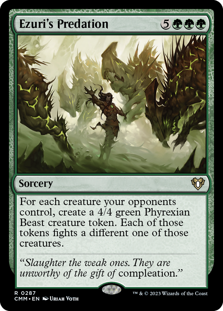 Ezuri's Predation [Commander Masters] | Gate City Games LLC