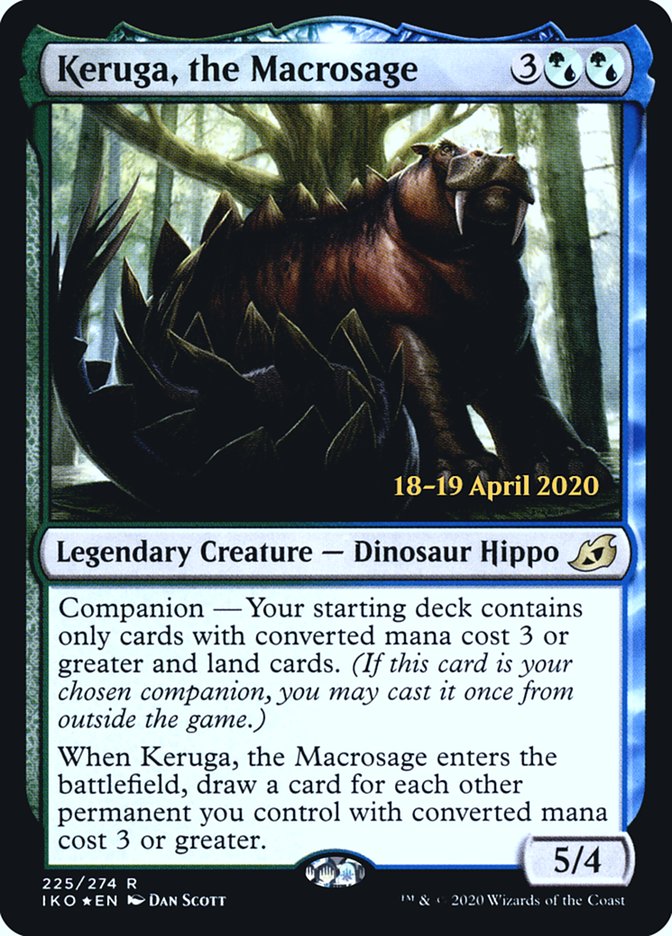 Keruga, the Macrosage [Ikoria: Lair of Behemoths Prerelease Promos] | Gate City Games LLC