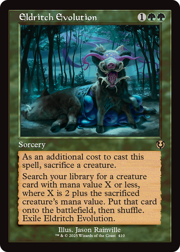 Eldritch Evolution (Retro Frame) [Innistrad Remastered] | Gate City Games LLC