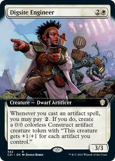 Digsite Engineer (Extended Art) [Commander 2021] | Gate City Games LLC
