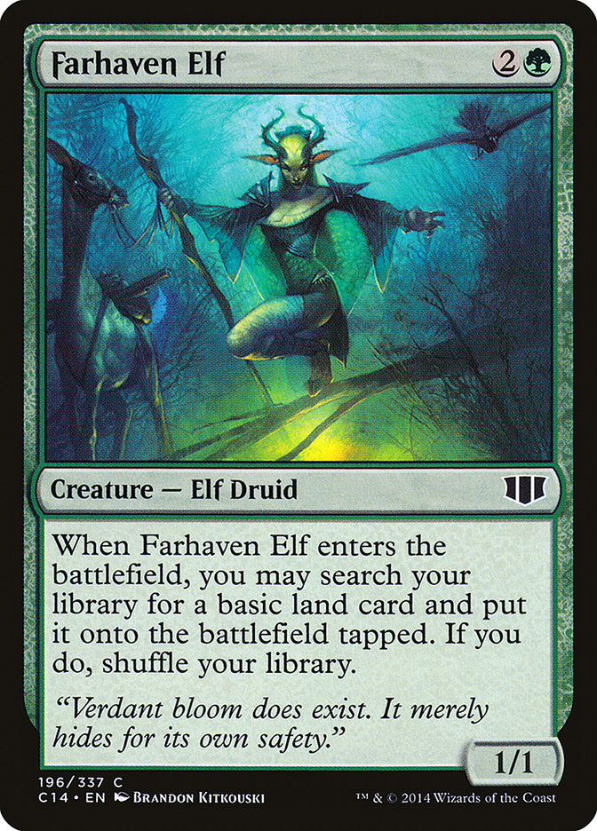 Farhaven Elf [Commander 2014] | Gate City Games LLC