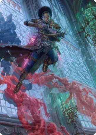 Kaya, Geist Hunter Art Card [Innistrad: Crimson Vow Art Series] | Gate City Games LLC