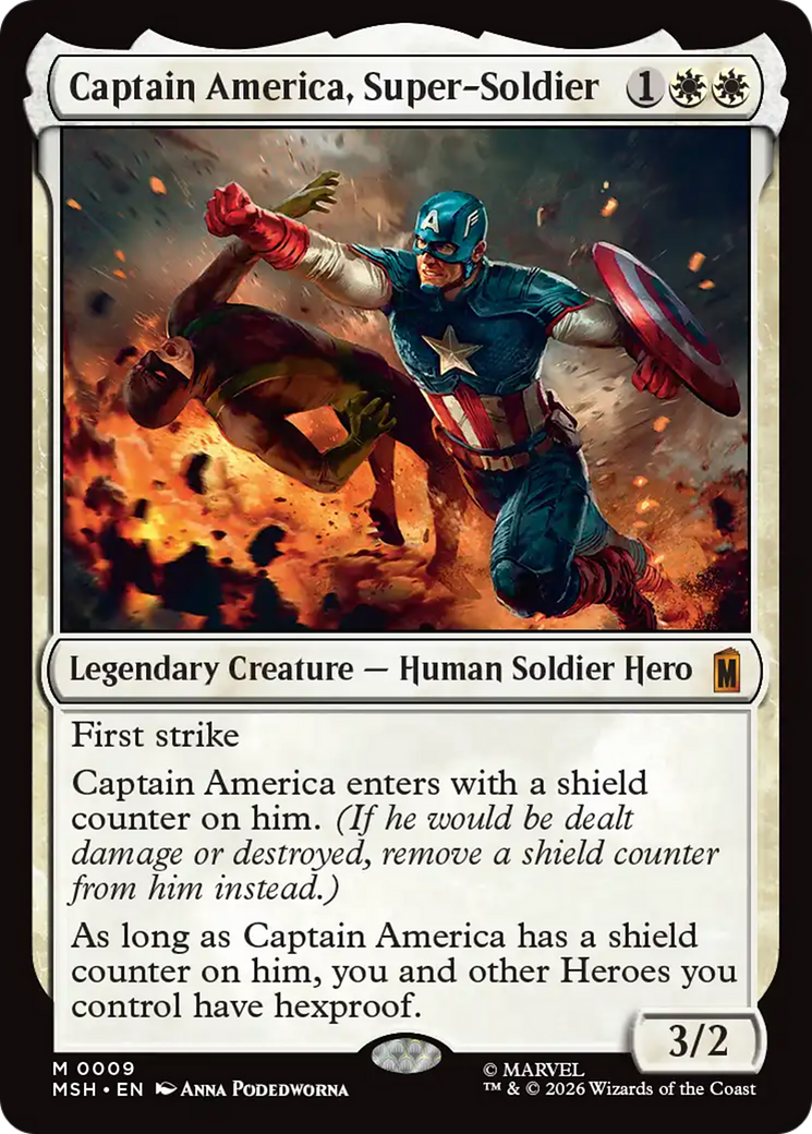 Captain America, Super-Soldier [Marvel Super Heroes] | Gate City Games LLC
