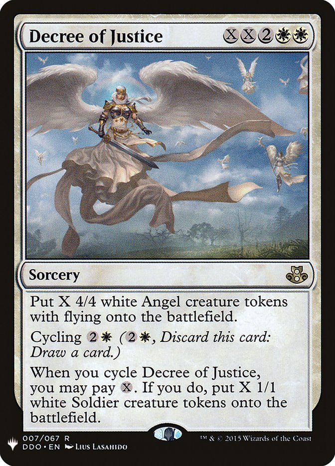 Decree of Justice [Mystery Booster] | Gate City Games LLC