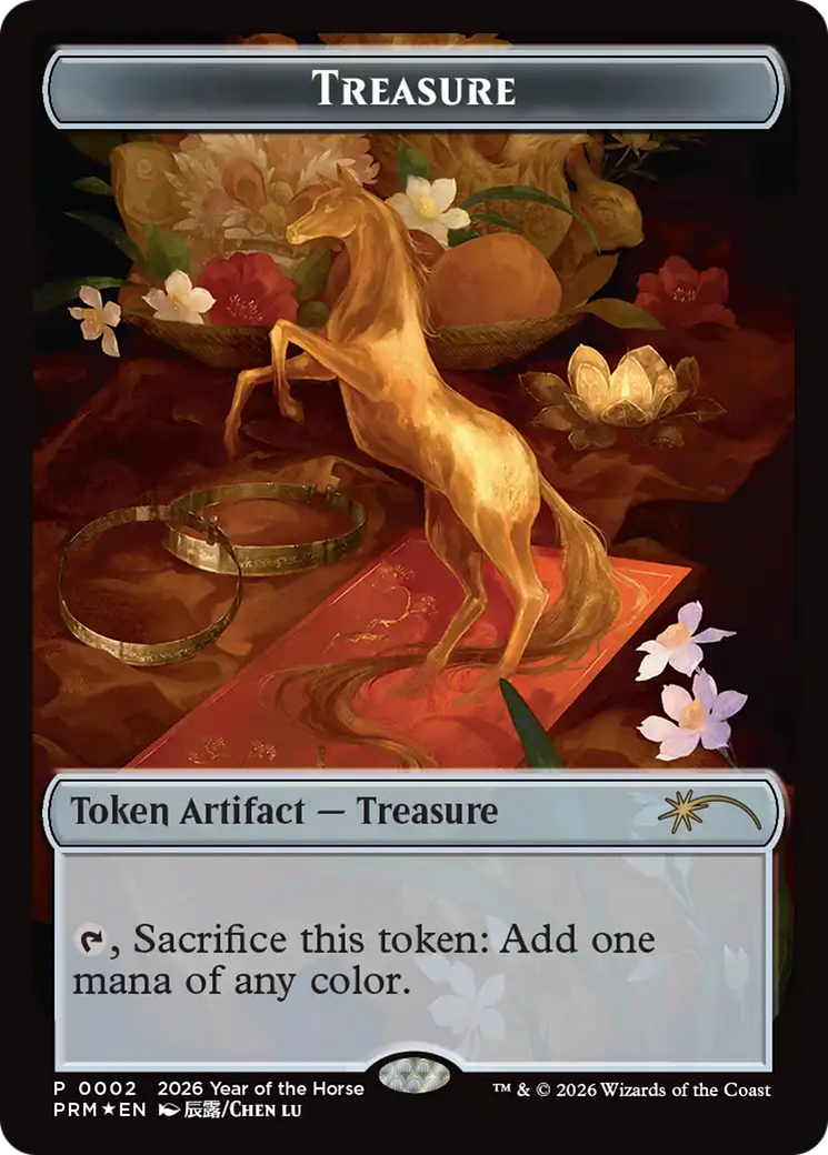Treasure Token (Year of the Horse 2026) [Standard Showdown Promos Tokens] | Gate City Games LLC