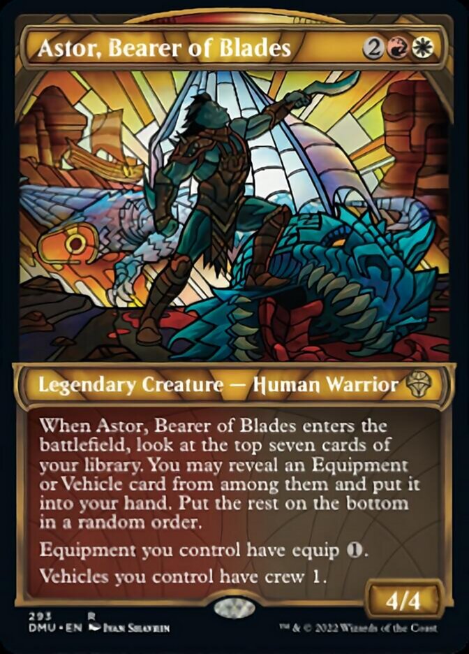 Astor, Bearer of Blades (Showcase) [Dominaria United] | Gate City Games LLC