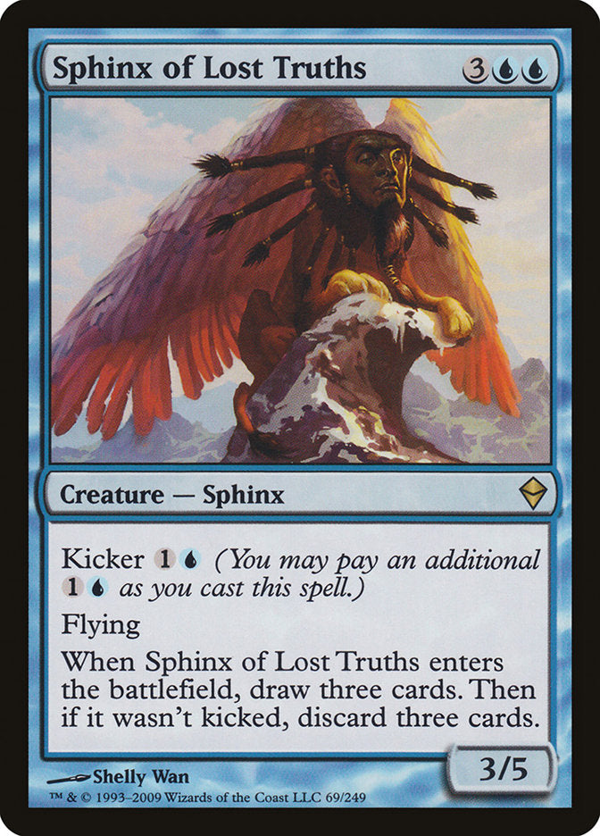 Sphinx of Lost Truths [Zendikar] | Gate City Games LLC