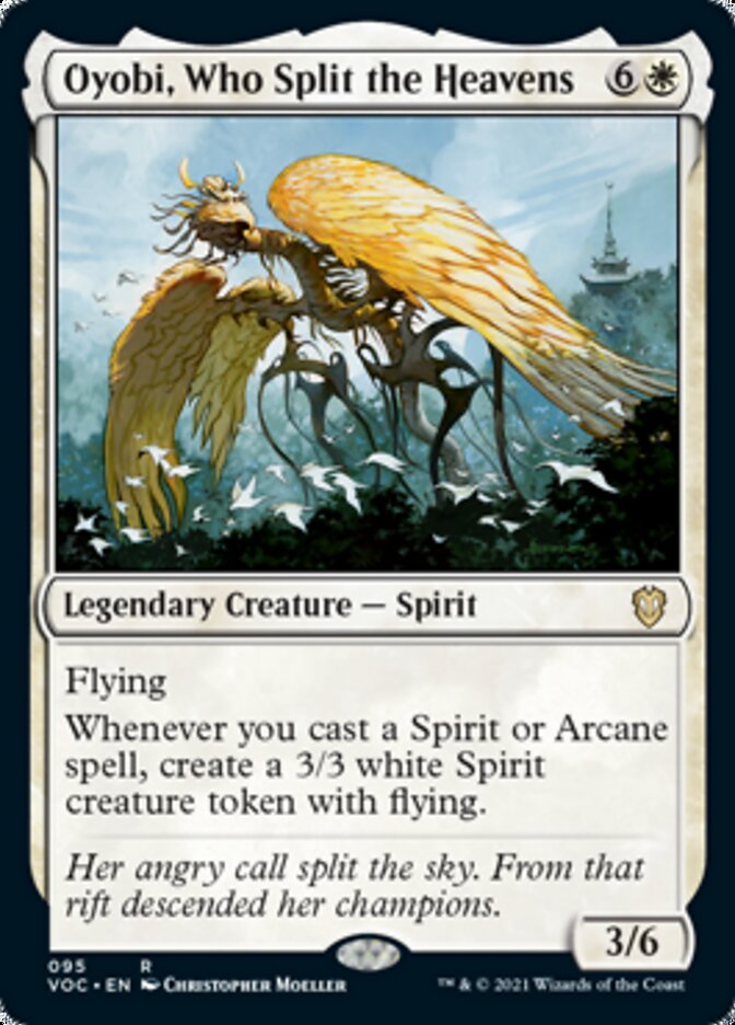 Oyobi, Who Split the Heavens [Innistrad: Crimson Vow Commander] | Gate City Games LLC