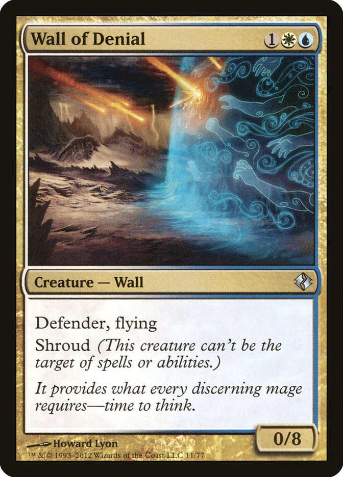Wall of Denial [Duel Decks: Venser vs. Koth] | Gate City Games LLC