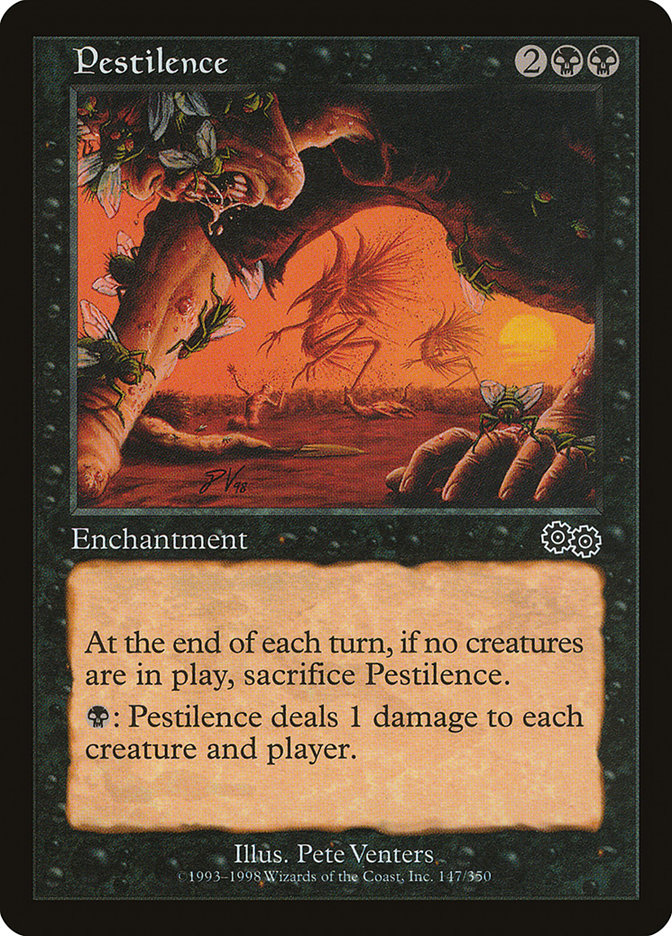 Pestilence [Urza's Saga] | Gate City Games LLC