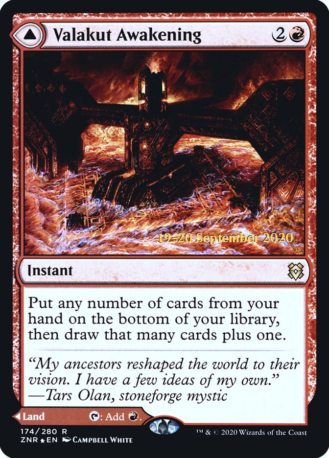 Valakut Awakening // Valakut Stoneforge [Zendikar Rising Prerelease Promos] | Gate City Games LLC