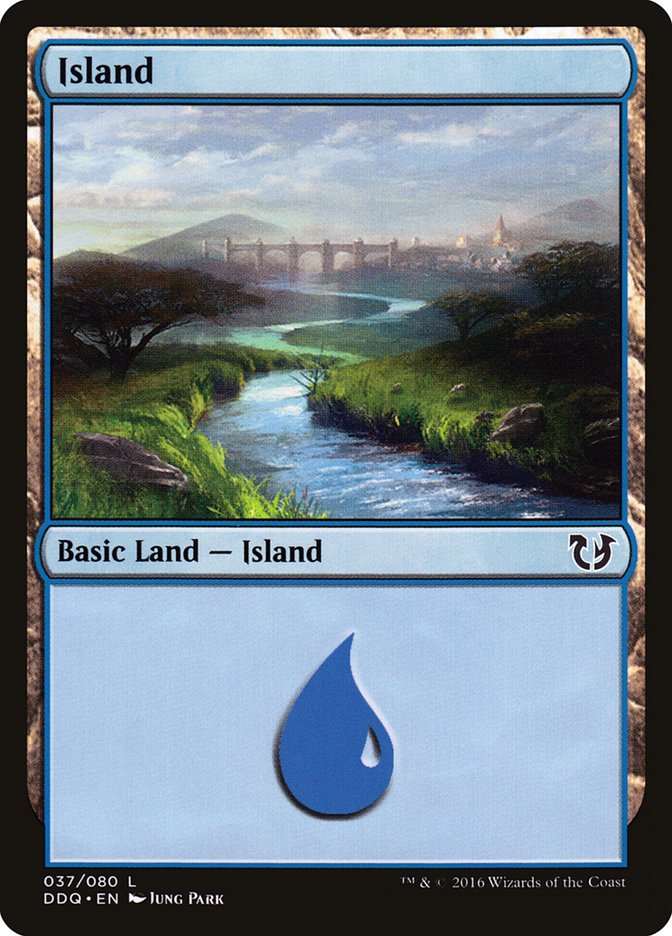 Island (37) [Duel Decks: Blessed vs. Cursed] | Gate City Games LLC