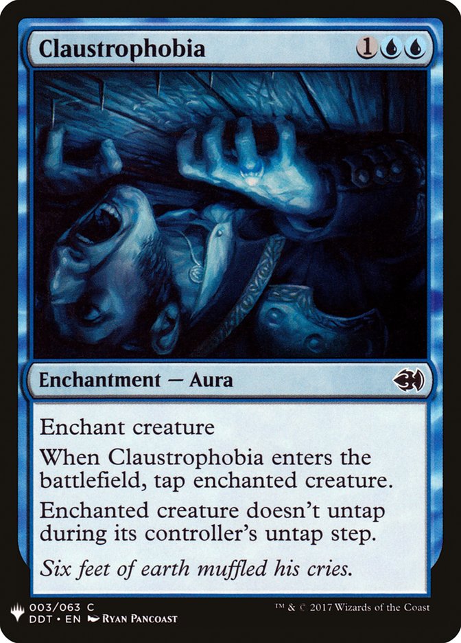 Claustrophobia [Mystery Booster] | Gate City Games LLC