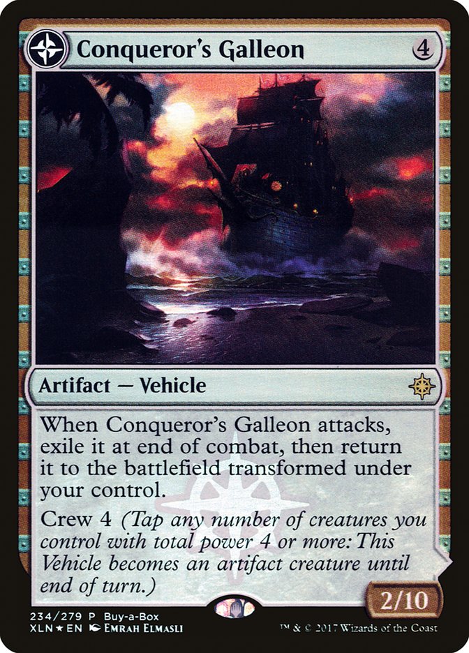 Conqueror's Galleon // Conqueror's Foothold (Buy-A-Box) [Ixalan Treasure Chest] | Gate City Games LLC