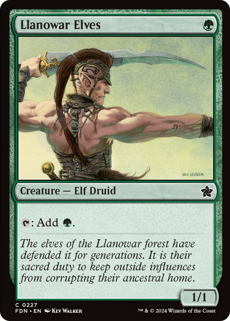 Llanowar Elves [Foundations] | Gate City Games LLC