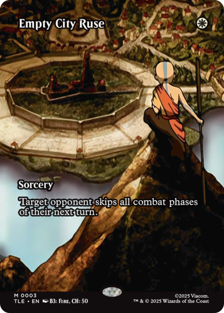 Empty City Ruse (Borderless) [Avatar: The Last Airbender: Eternal-Legal] | Gate City Games LLC