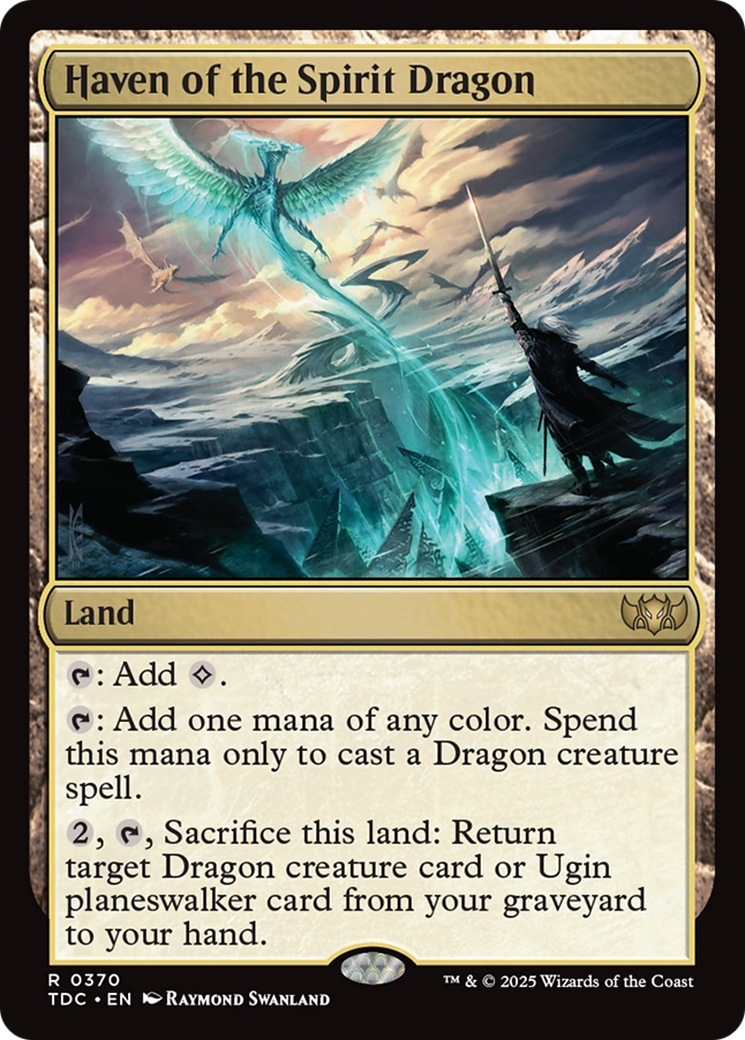 Haven of the Spirit Dragon [Tarkir: Dragonstorm Commander] | Gate City Games LLC