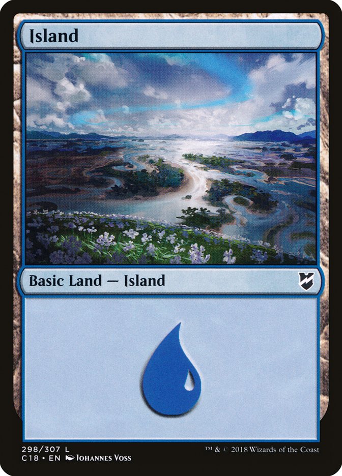 Island (298) [Commander 2018] | Gate City Games LLC