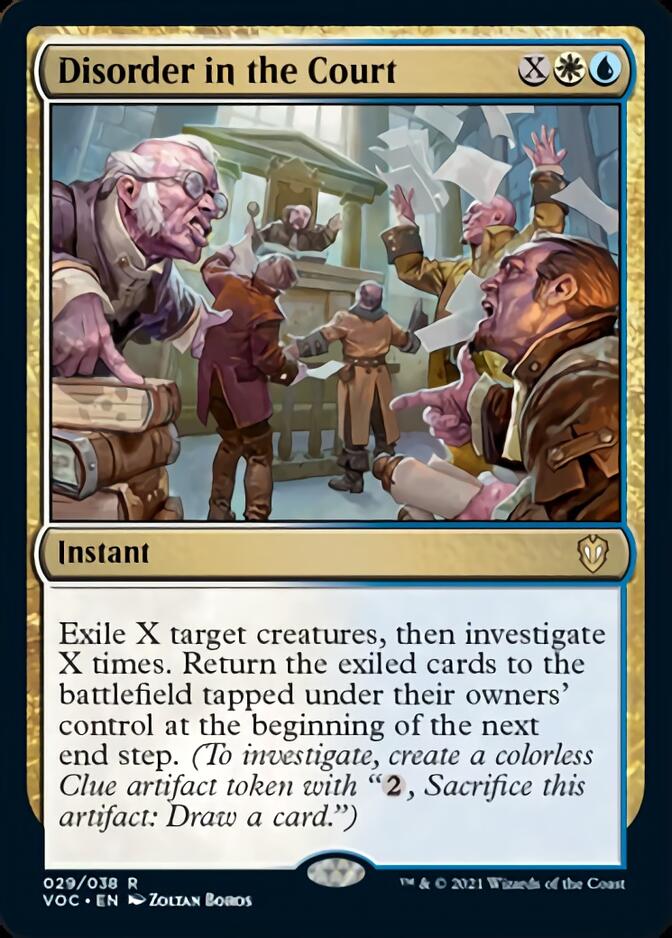 Disorder in the Court [Innistrad: Crimson Vow Commander] | Gate City Games LLC