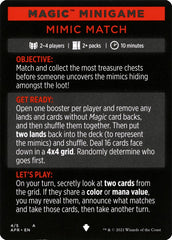Mimic Match (Magic Minigame) [Dungeons & Dragons: Adventures in the Forgotten Realms Minigame] | Gate City Games LLC