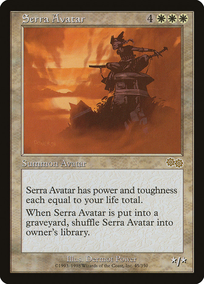 Serra Avatar [Urza's Saga] | Gate City Games LLC
