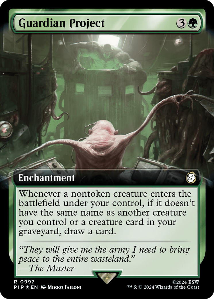 Guardian Project (Extended Art) (Surge Foil) [Fallout] | Gate City Games LLC