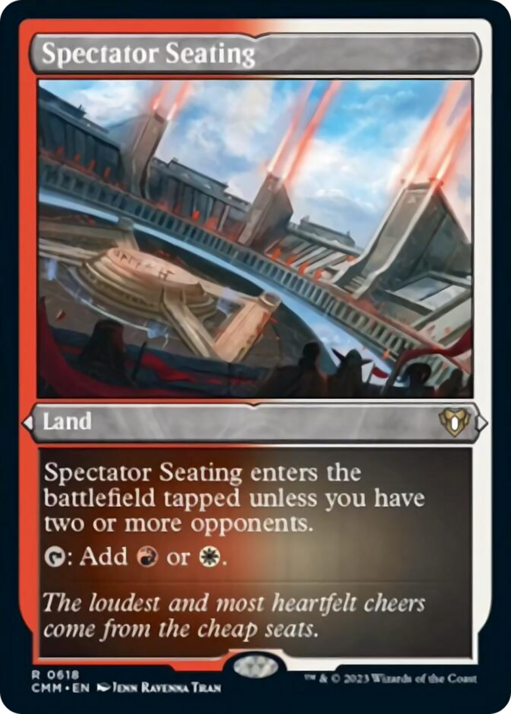 Spectator Seating (Foil Etched) [Commander Masters] | Gate City Games LLC