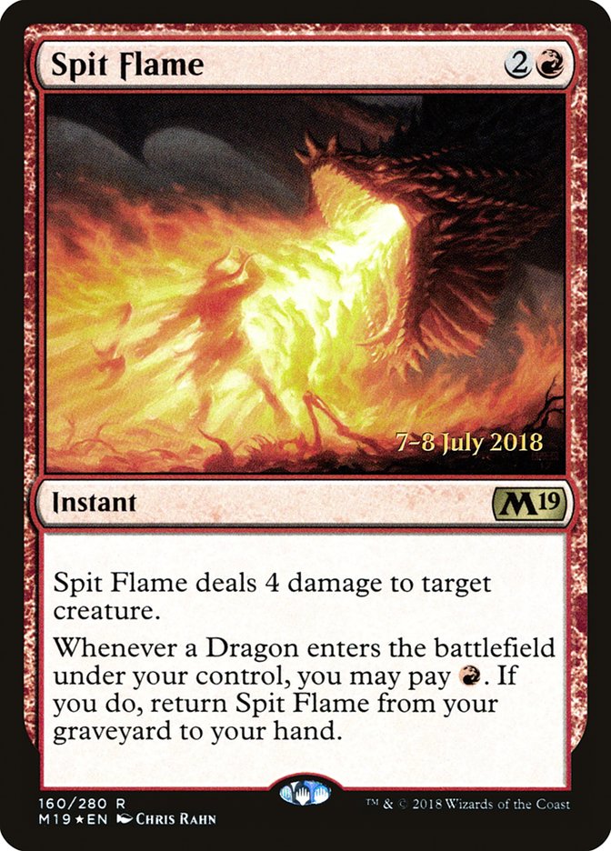 Spit Flame [Core Set 2019 Prerelease Promos] | Gate City Games LLC