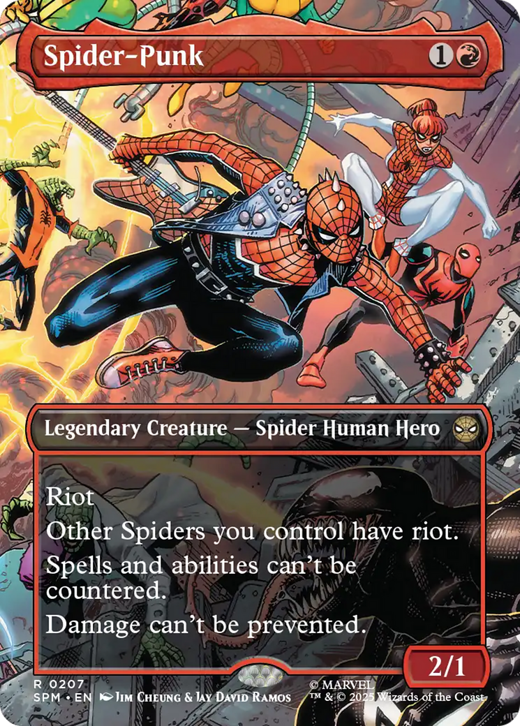 Spider-Punk (0207) (Borderless) [Marvel's Spider-Man] | Gate City Games LLC