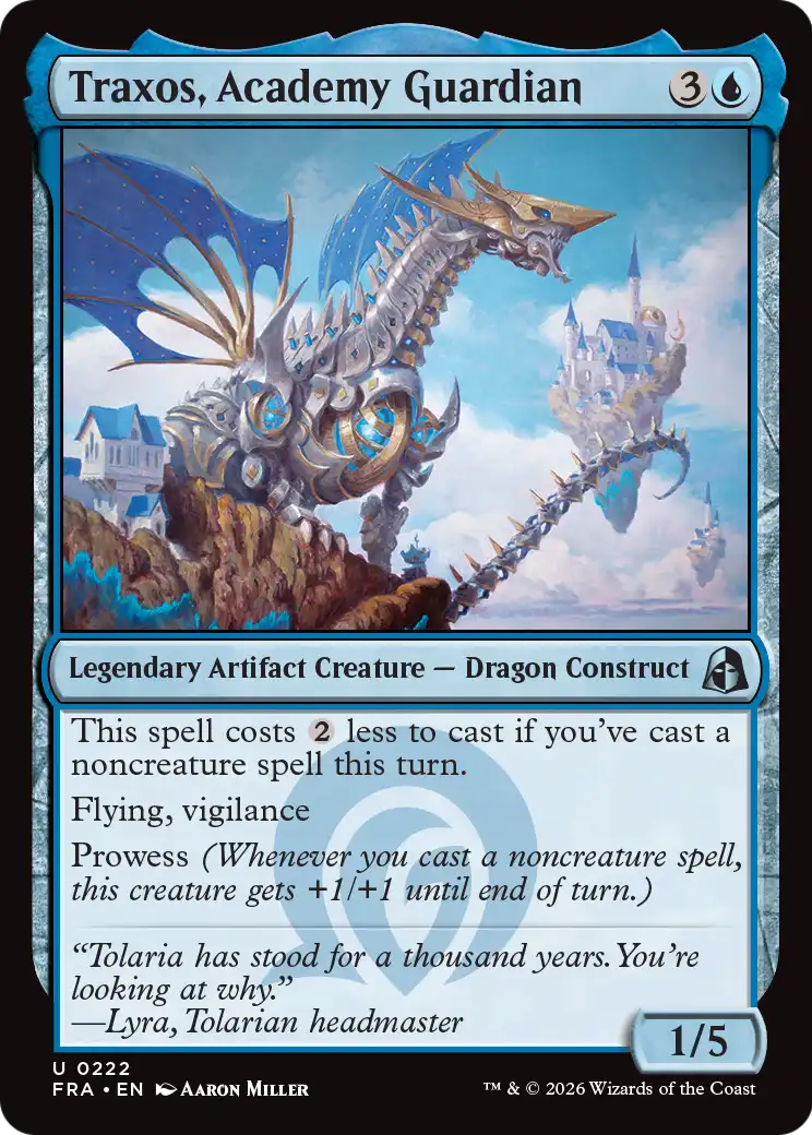 Traxos, Academy Guardian [Reality Fracture] | Gate City Games LLC