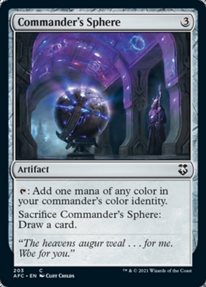 Commander's Sphere [Dungeons & Dragons: Adventures in the Forgotten Realms Commander] | Gate City Games LLC