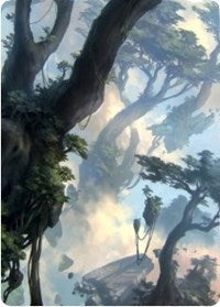 Forest 1 Art Card [Zendikar Rising Art Series] | Gate City Games LLC