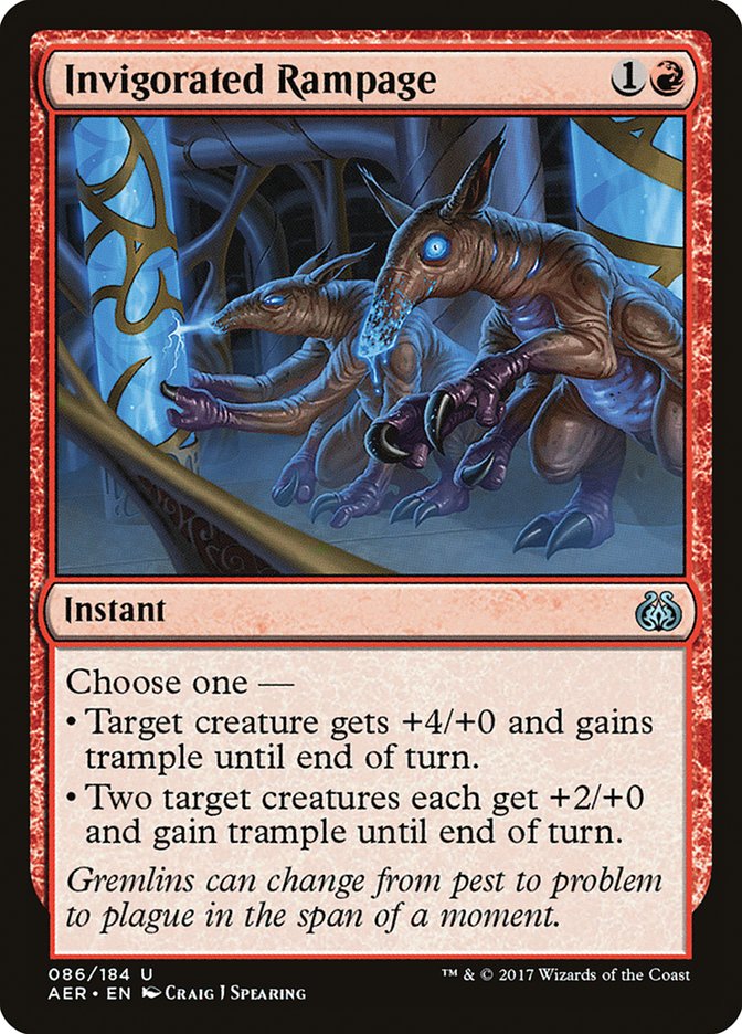 Invigorated Rampage [Aether Revolt] | Gate City Games LLC