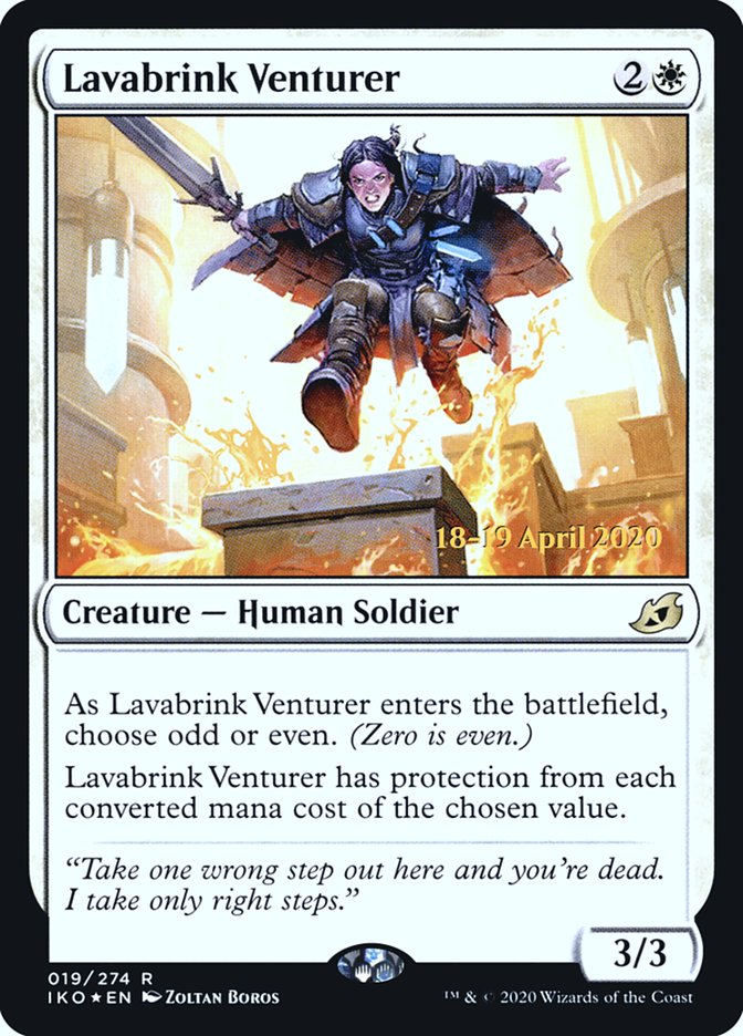 Lavabrink Venturer [Ikoria: Lair of Behemoths Prerelease Promos] | Gate City Games LLC