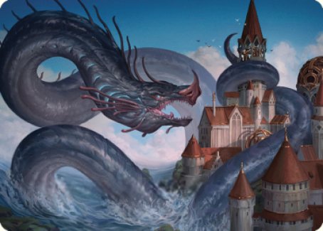 Tolarian Terror Art Card [Dominaria United Art Series] | Gate City Games LLC