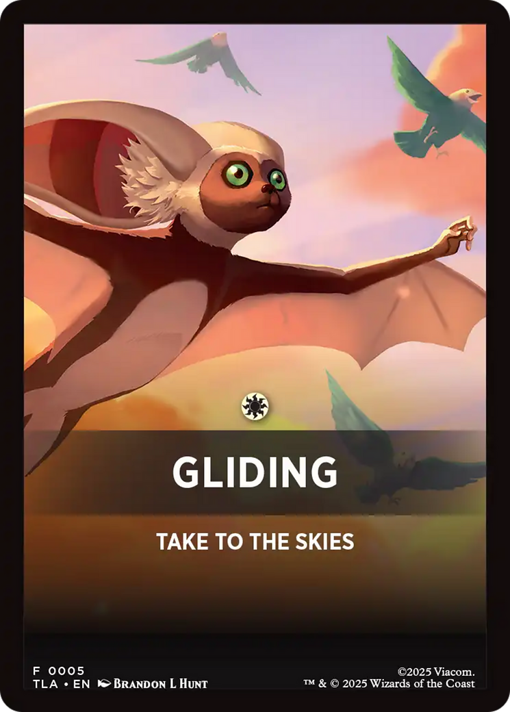 Gliding Theme Card [Avatar: The Last Airbender Tokens] | Gate City Games LLC