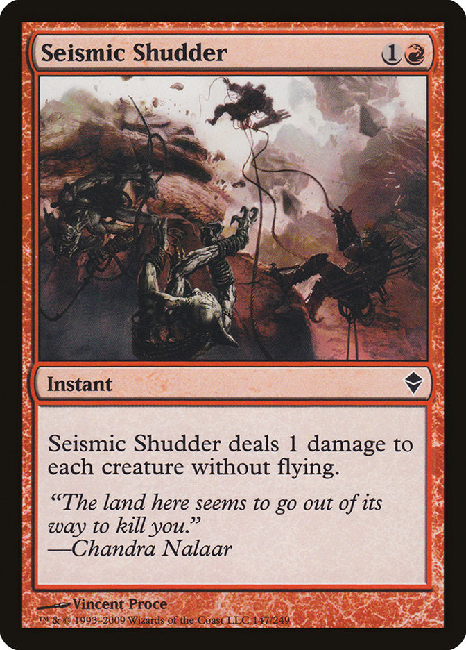 Seismic Shudder [Zendikar] | Gate City Games LLC