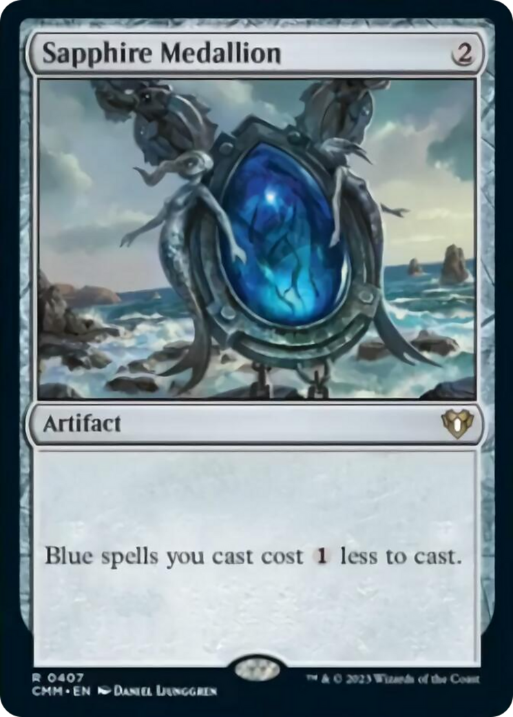 Sapphire Medallion [Commander Masters] | Gate City Games LLC