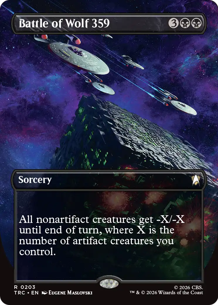 Battle of Wolf 359 (Borderless) [Star Trek Commander] | Gate City Games LLC