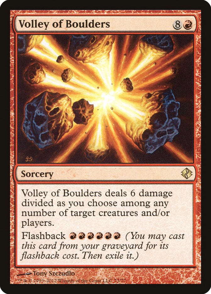Volley of Boulders [Duel Decks: Venser vs. Koth] | Gate City Games LLC