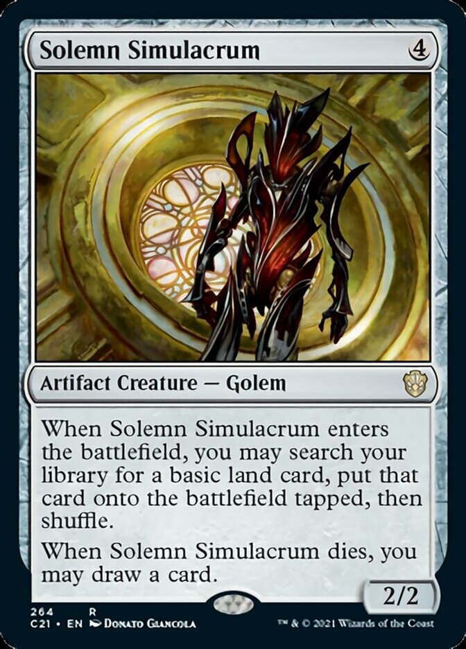 Solemn Simulacrum [Commander 2021] | Gate City Games LLC